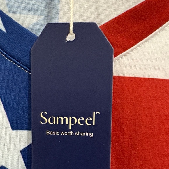 Patriotic Stars and Stripes Short Sleeve Tee - Picture 2 of 5